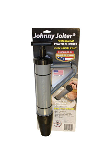 Johnny Jolter Professional Power One Push Toilet Plunger