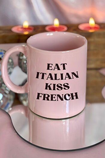 Cool Stuff Eat Italian Kiss French Mug