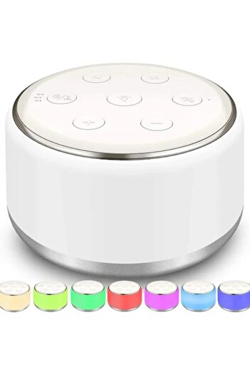 Danex White Noise Device, Danex, 34 Sounds, Portable, Timer, Night Light, White