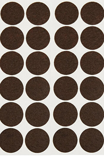 TREND KULP 15 mm Adhesive Furniture Leg Felt Floor Protector Table Chair Parquet Protection Pad (Pack of 144)