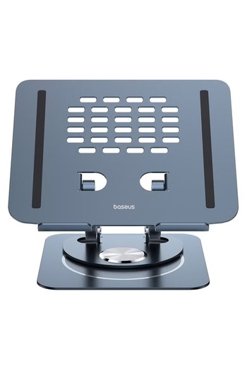 Baseus UltraStable Pro Series – Rotatable & Foldable Laptop Stand (Three-Fold, Space Grey)