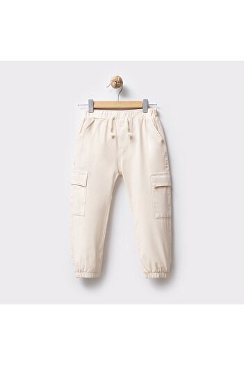 Overdo Boy's Cargo Pocket Jogger Pants with Elastic Waist