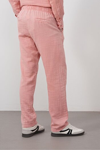 TÜZeMEN Washed Muslin Linen Pants