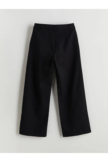 LC Waikiki Lcw kids black wideleg pleated girls pants