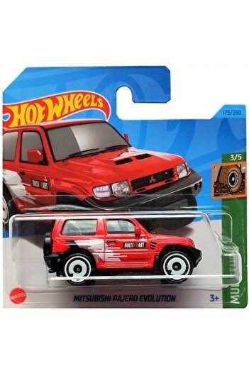 HOT WHEELS Masinuta metalica Hot Wheels Mitsubishi Pajero Evolution, Mud Studs, Editie 2023, 1:64,