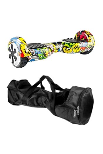 rexa Self‑Balancing Electric Hoverboard with Carry Bag – 65 × 20 cm