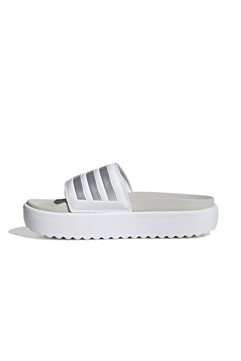 adidas Παντόφλες Unisex Πλατφόρμας Adilette IE9703 Λευκό