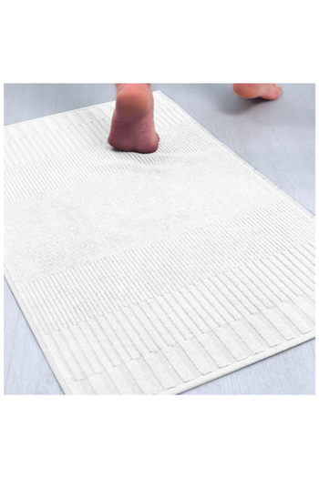 MTS 800-GSM Rectangular Cotton Bath Mat 50 x 80cm
