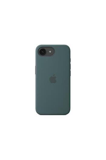 Apple MD3X4ZM/A Back Protection Case for iPhone 16e, Silicone (Green)