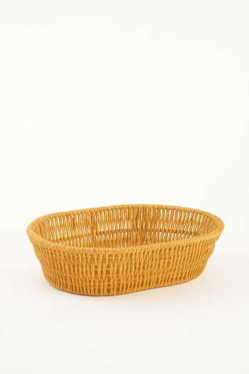 Fhilli Oval Weave Wicker Bread & Serving Basket 21 cm