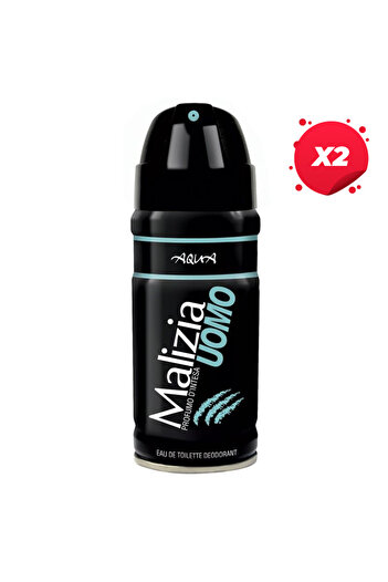 Malizia DEODORANT 150ML MEN AQUA - 2 pieces