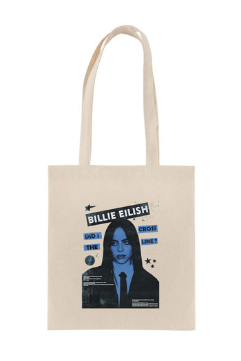 Namgo Billie Eilish Blue Printed Cloth Bag