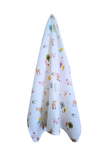 junobi Deer Muslin Blanket