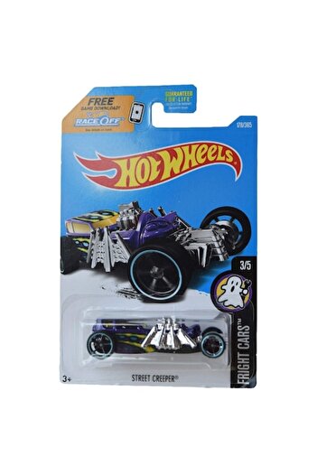 HOT WHEELS Masinuta Metalica Hot Wheels, Street Creeper, Colectia Fright Cars - Editia 2017, Mov, 1:64