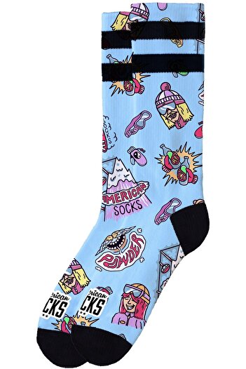 American Socks Наклон Dpe Средно Висок Sg Чорап