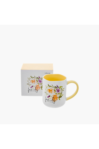 Lifestyle Family is Everything Print New Bone China Mug with Handle - 380 ml