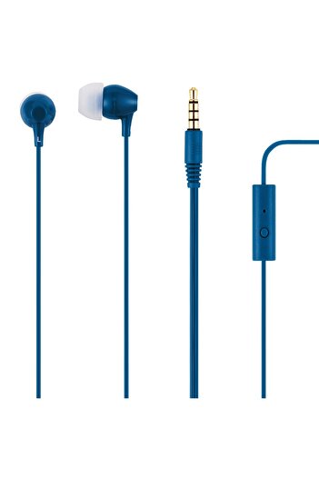 Poss Casti audio in-ear PSEAR181NB, microfon, Albastru