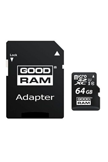 Goodram Card memorie MicroSDXC 64GB, Clasa 10, UHS-I + Adaptor MicroSD
