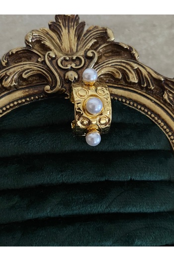 Vadısh store Colorful Zircon Stone Retro Gold Adjustable Ring