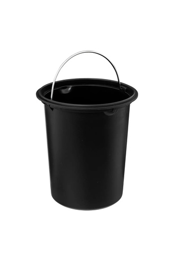 5FiveSmart 5Five Colors Cotton waste bin with pedal and soft-close, steel, 3 L, 23x23x17 cm, white