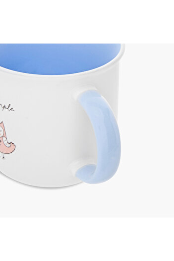 Lifestyle Owl Print New Bone China Mug with Handle - 355 ml
