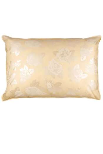 Boema Home Deco Pillow filled with goose down and feathers, high firmness, 1500 g, 50x70 cm, Yellow, Boema Home