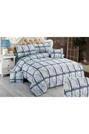 CHIRASO CHIRASO Linen, Crepe Muslin, Microfiber, Sheet 220x240 cm, Duvet Cover, 4 Pillowcases