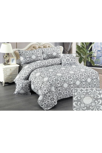 CHIRASO CHIRASO Linen, Crepe Muslin, Microfiber, Sheet 220x240 cm, Duvet Cover, 4 Pillowcases