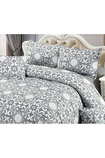 CHIRASO CHIRASO Linen, Crepe Muslin, Microfiber, Sheet 220x240 cm, Duvet Cover, 4 Pillowcases