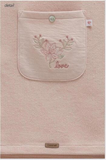 Caramell Soft Style Girl Girl Knitwear Looked Combed Cotton Blanket