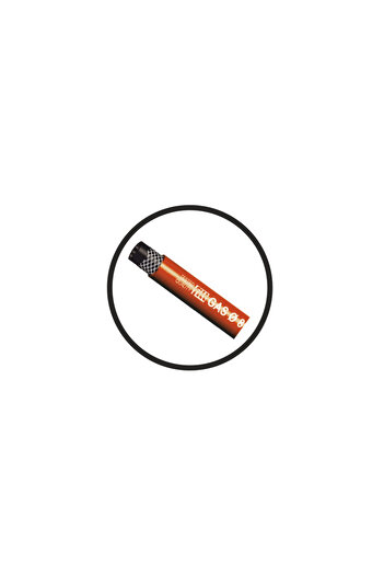 flores Orange gas hose, 8 mm x 25 m / roll