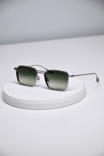 LOOKUP NEW Men's Uv400 Protected Square Steel Metal Sunglasses