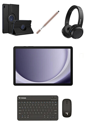 Samsung Galaxy Tab A9 Plus 4GB 64GB 11'' TABLET+KALEM+KILIF+KLAVYE+MOUSE+KULAKLIK