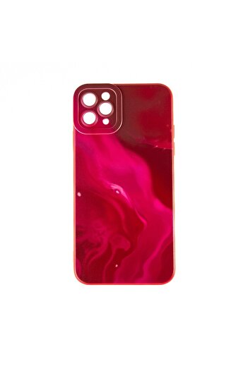 OEM Soft Waves Collection Back Cover Compatible with iPhone 11 Pro Max - Red