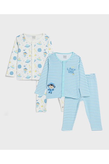 R&B 2 Pack Printed Top and Pant Set