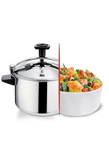 TEFAL Authentique 6 L Stainless Steel Pressure Cooker (P0530734)