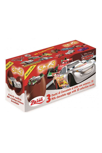 Zaini Chocolate Eggs Cars ,60g