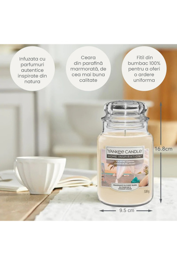 Yankee Candle Large Jar Scented Candle, Calming Cabana, 538gr.