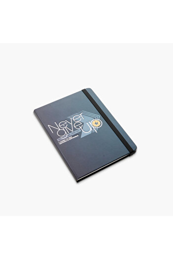 Lifestyle Typographic Print A5 Ruled Journal