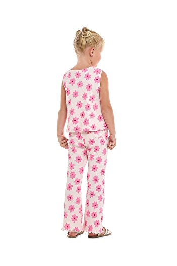 R&B Floral Printed Top and Pants Set
