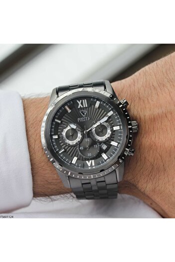 Fiesta Fs601124 Men's Wrist Watch with Steel Band