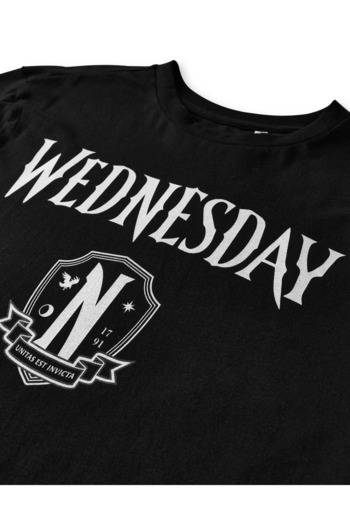 ModaQamar Wednesday Addams Nevermore Academy Printed Women's Oversize T-Shirt