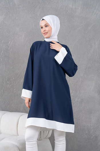 Fzd filizzade Garnished Knee-Length Sala Tunic
