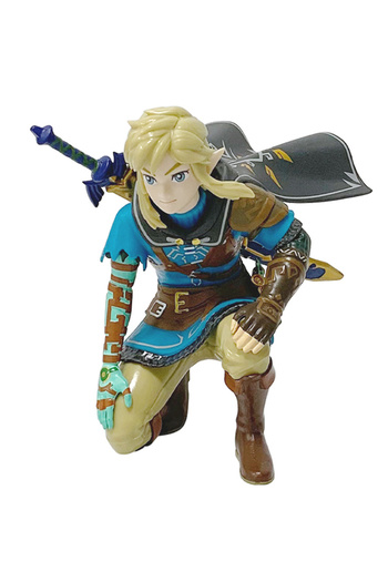 BANDAI No Box Legend of Zelda Kingdom: Link figurine PVC model Link character figurine desktop decoration g