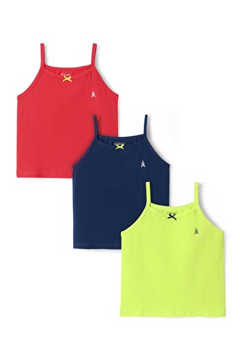 Pine kids Logo Printed Slips (Pack of 3) - Assorted