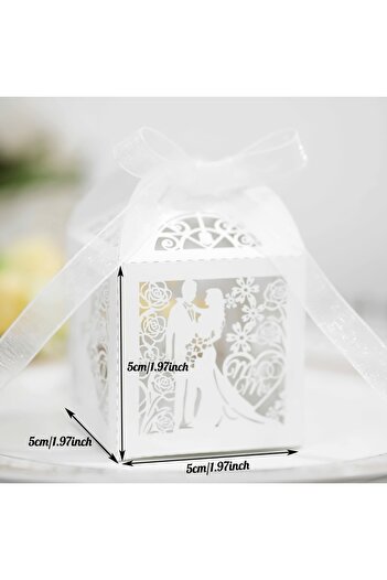 Choice 5x5x5cm 50PCS 50pcs hollow gift box exquisite lover wedding gift box candy chocolate packaging box p