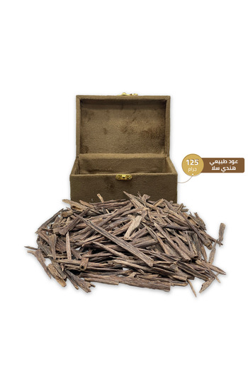 Alhadi For Oud And Saffaron عود هندي سلا - ثمن ( 125 ) جم