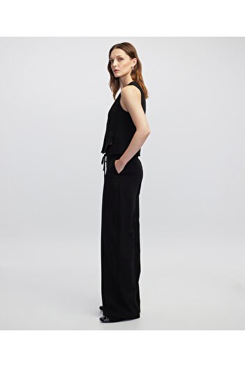 İpekyol Slim Cord Wide Leg Fit Pants