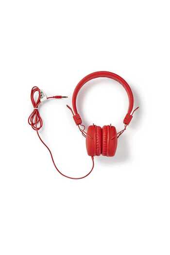Nedis Multimedia headphones without microphone 1.2m red