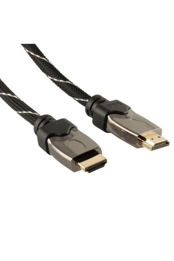 GBL G&BL 19427 HDMI cable with Ferrite and Sheath, 3 m, Black